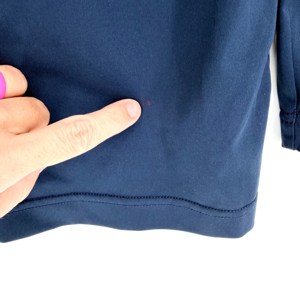 Patagonia Boys' Long-Sleeved Capilene Cool Daily T-Shirt Navy Wave Graphic Sz S - Picture 4 of 9